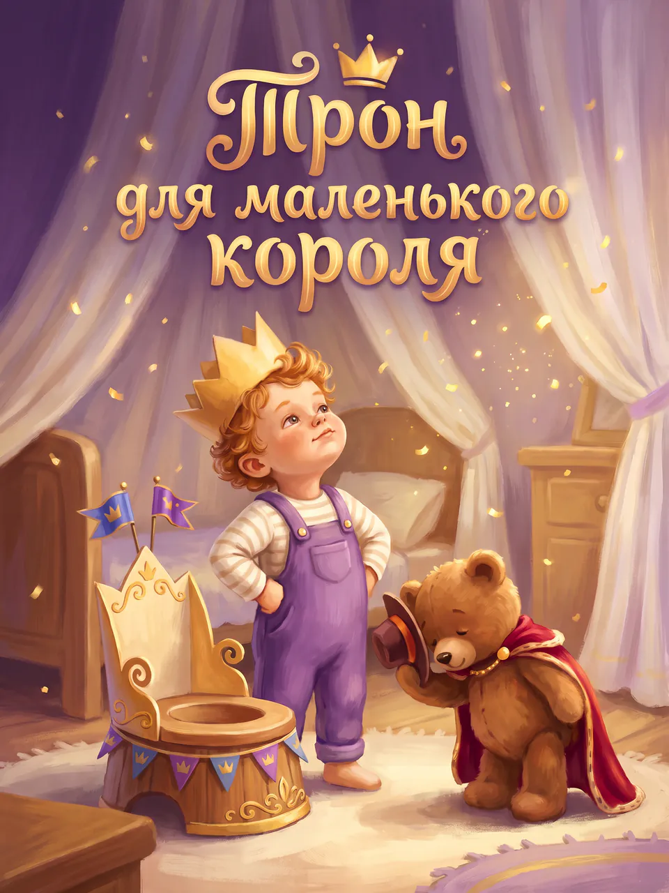 Обложка сказки «Трон для маленького короля»