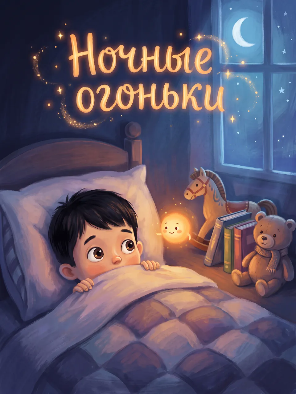Обложка сказки «Ночные огоньки»