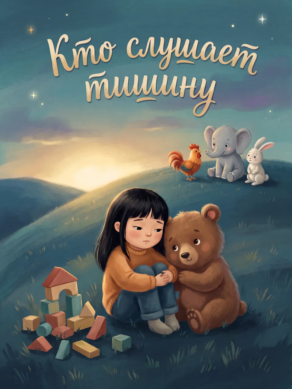 Обложка сказки «Кто слушает тишину»